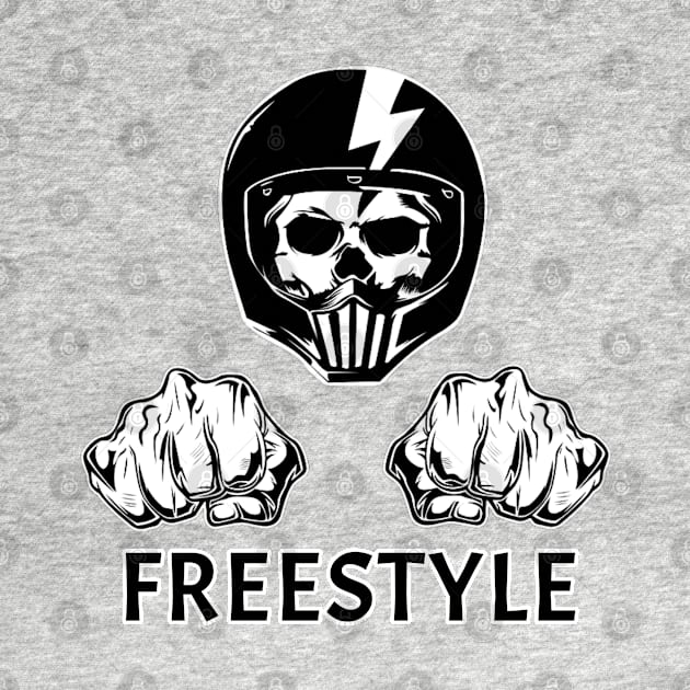 Freestyle helmet by SkullRacerShop